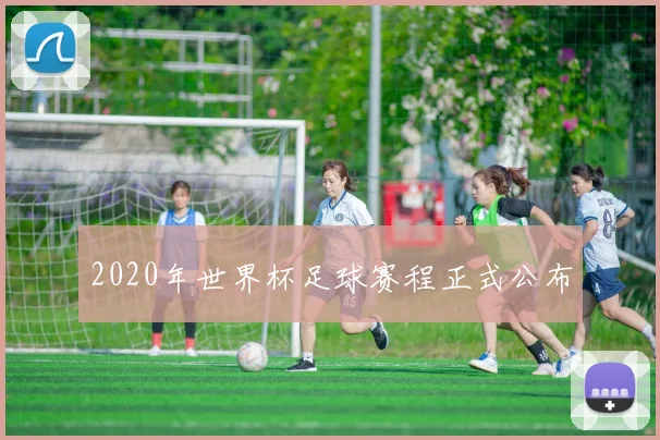2020年世界杯足球赛程正式公布